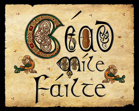 CQP05 Cead Mile Failte Print