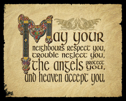 CS11 - "May your Neighbours...." - Metal Sign