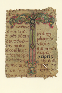 CSS05 - Taurus Star Sign Card