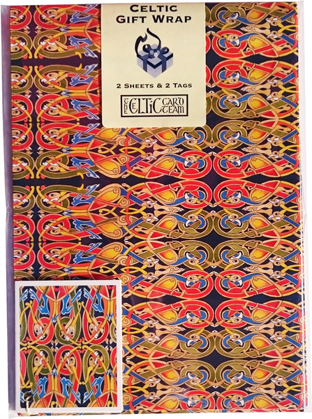 CW01GP - Celtic Pattern Gift Wrap