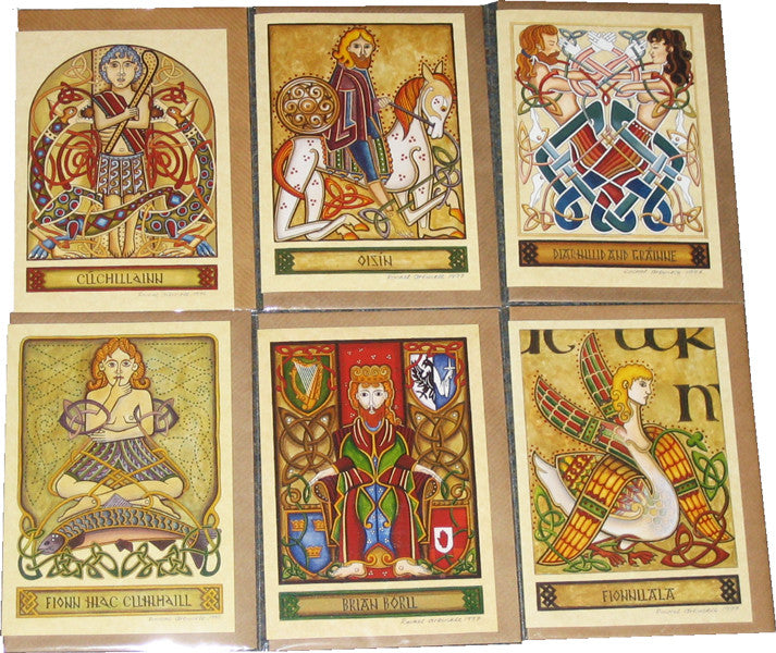 CP6PK - 6 Pack Blank Celtic People Cards