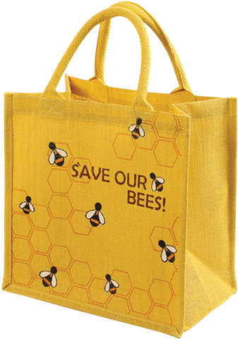 EA 1571 Save our Bees Eco Jute Bag