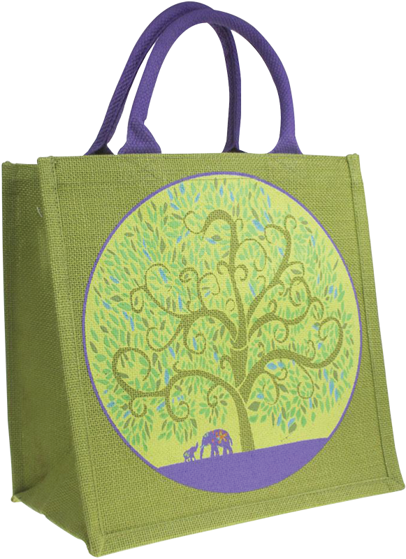EA 1901 Tree of Life Eco Jute Bag