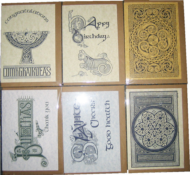 CRB6PK - 6 Pack Blank One Colour Cards